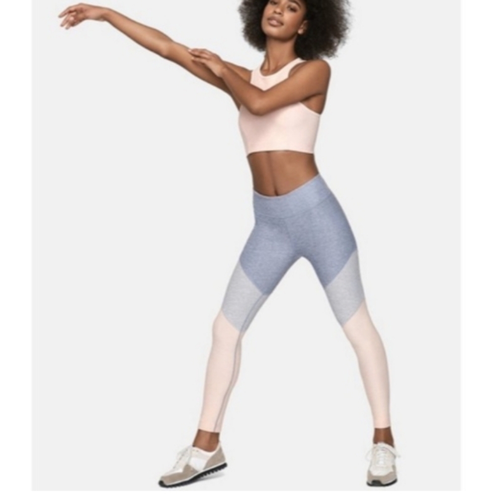 Outdoor Voices leggings | Spring  7/8 colorblock leggings Size Small EUC